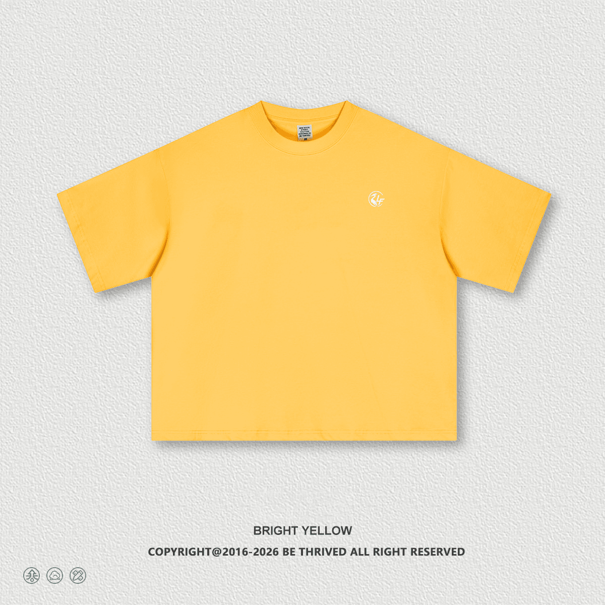 T-Shirt Cropped LAF Butter Yellow
