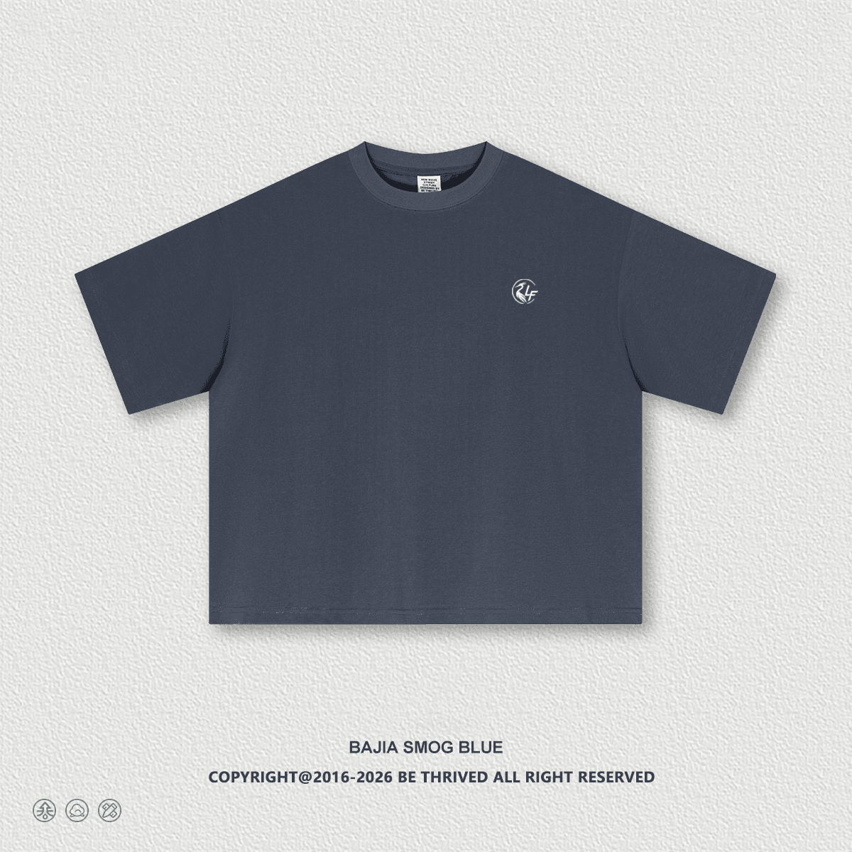 T-Shirt Cropped LAF Azul Marino